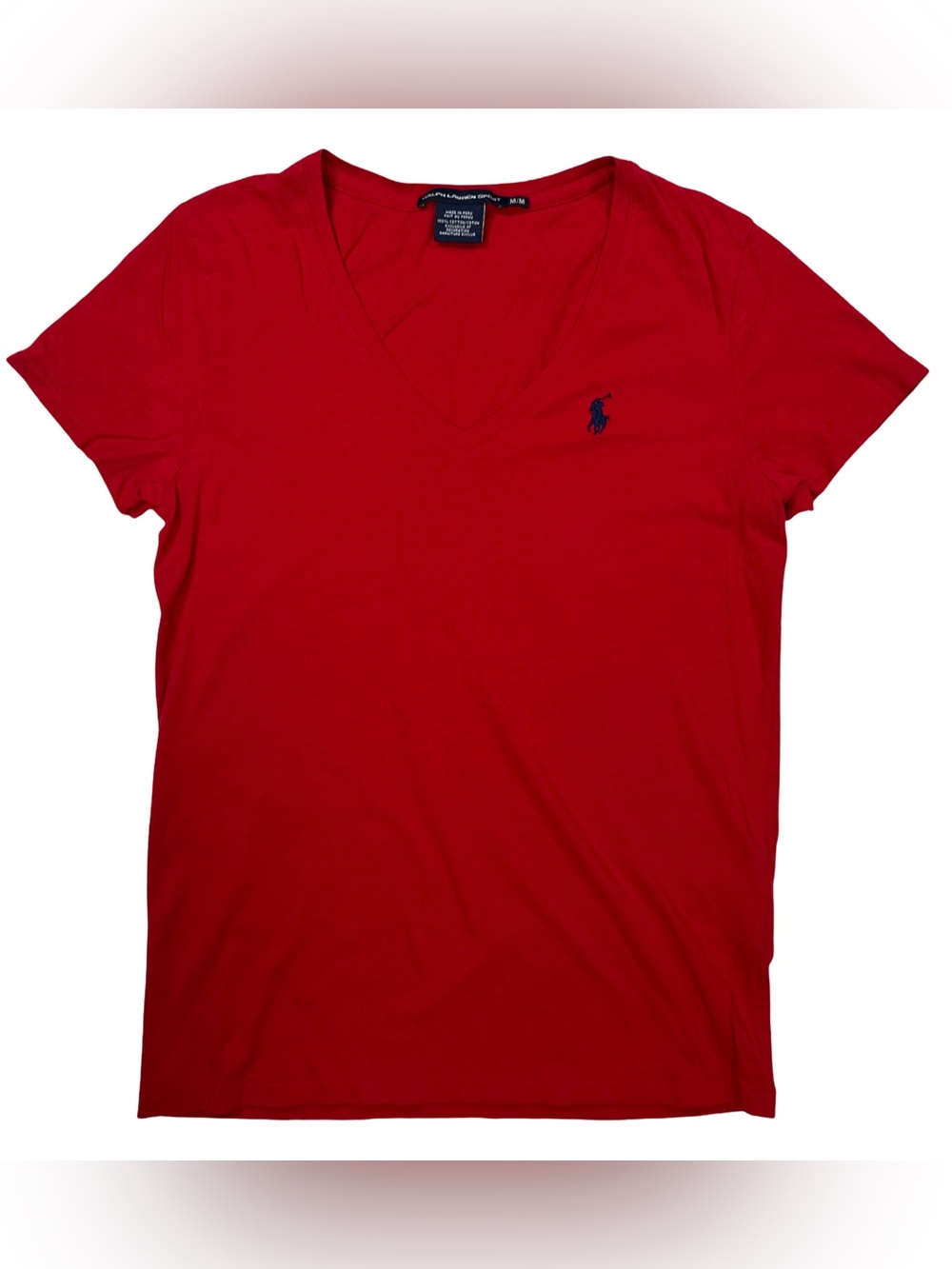 Ralph Lauren Sport | Women’s V Neck Tee Size M